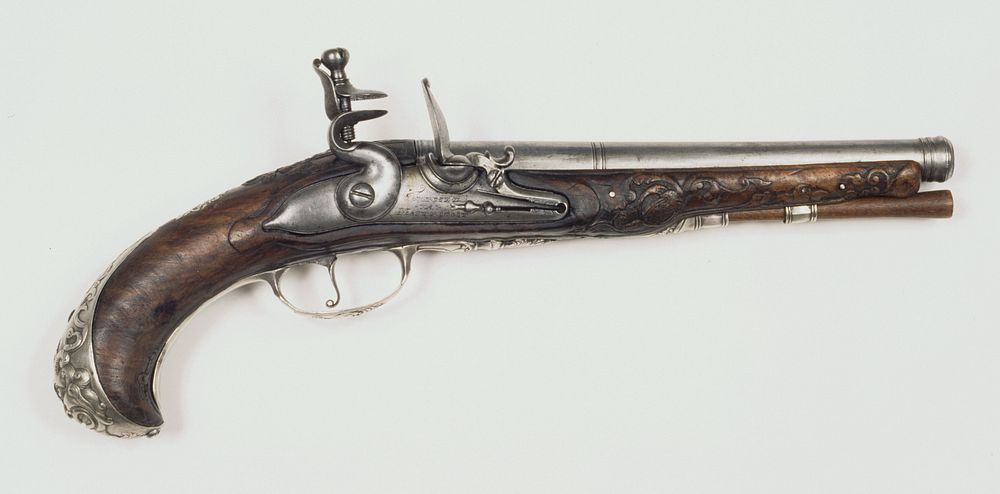 Vuursteenpistool met batterijslot (c. 1750 - c. 1800) by anonymous