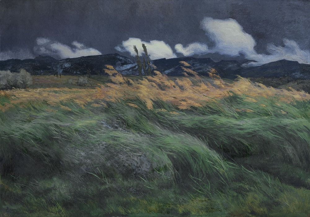 Landschap (1895 - 1905) by Louis Patru