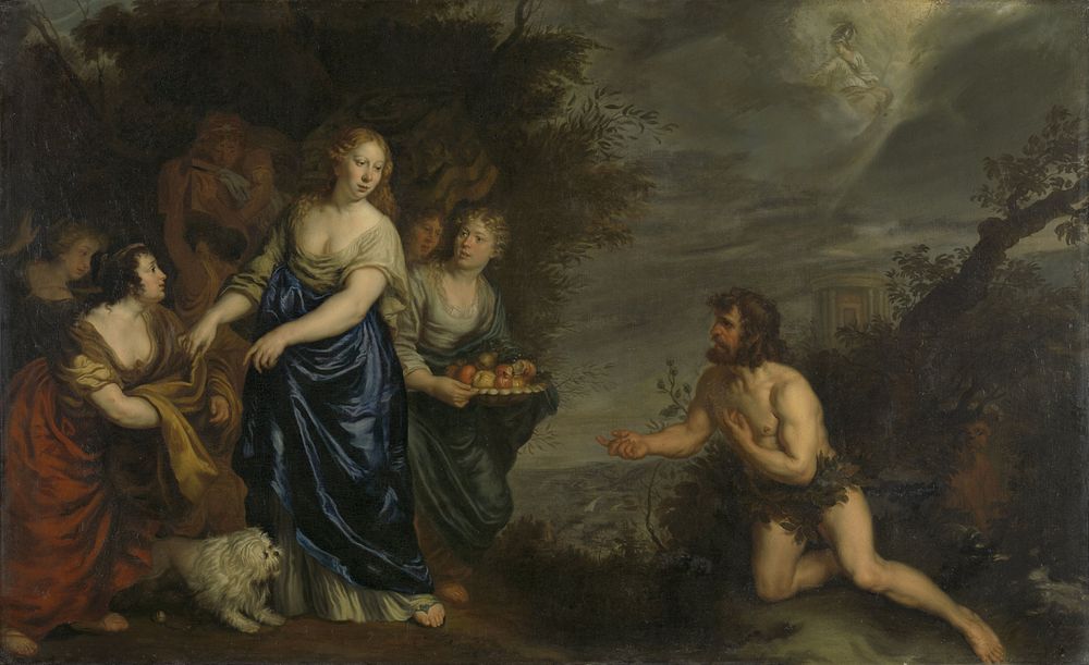 Odysseus and Nausicaa (c. 1630 - c. 1688) by Joachim von Sandrart I