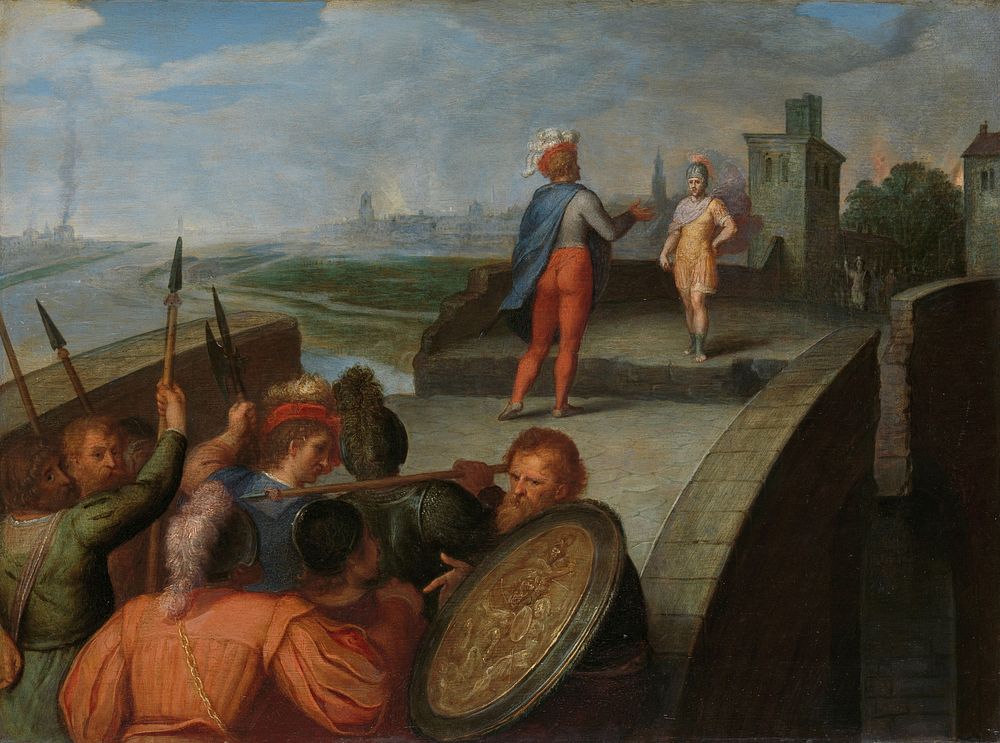 The Peace Negotiations between Julius Civilis and the Roman General Cerialis (1600 - 1613) by Otto van Veen