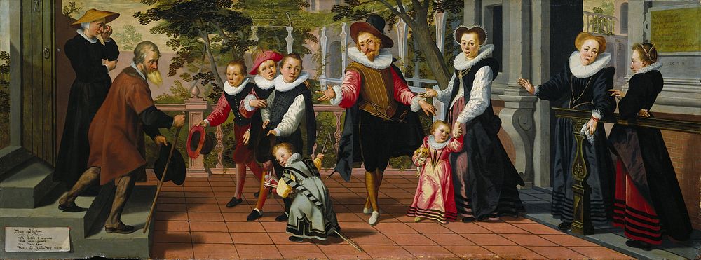 Rich Children, Poor Parents (1599) by Aert Pietersz and Pieter Pietersz  I