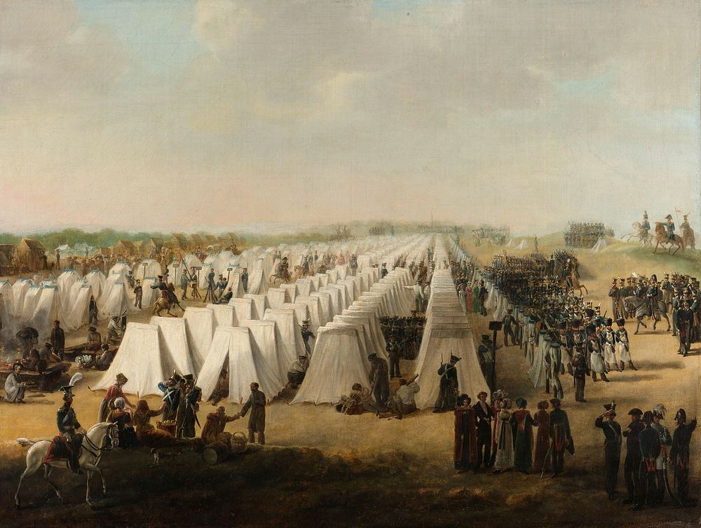 The Army Camp at Rijen (1831 - 1835) by anonymous