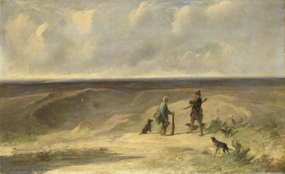 Tavenraat Caught a Poacher (1830 - 1860) by Johannes Tavenraat