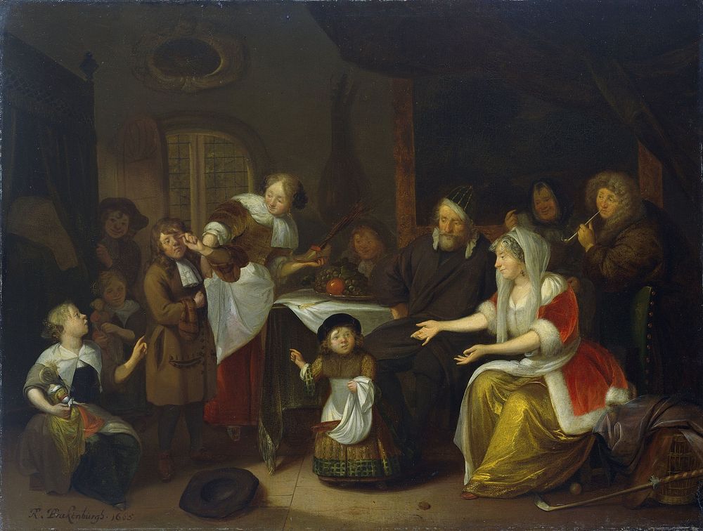 The Feast of St Nicholas (1685) by Richard Brakenburg