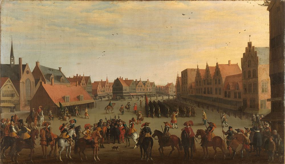 The Disbanding of the 'Waardgelders' (Mercenaries in the Pay of the Town Government) by Prince Maurits in Utrecht, 31 July…
