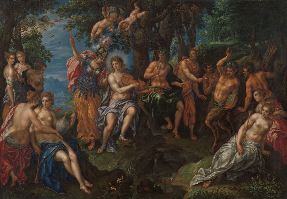 The Contest between Apollo and Pan (c. 1600 - c. 1615) by Hendrik de Clerck and Denis van Alsloot