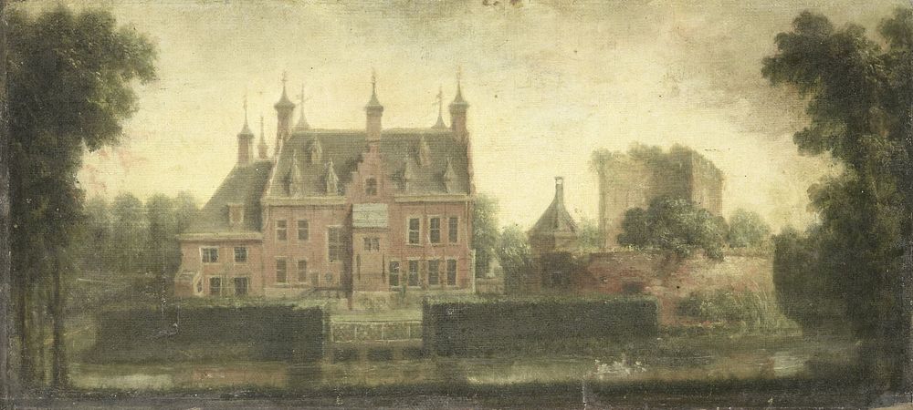 Castle of Nieuw Teylingen (c. 1785) by Niels Rode