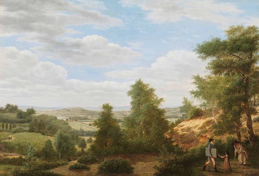 View of the Valley of Montmorency near Saint-Leu-la-Forêt (1808) by Pieter Rudolph Kleijn
