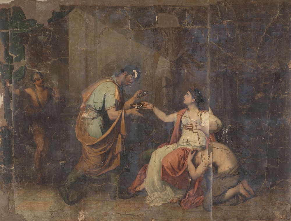 The Death of  Sophonisbe, Queen of Numidia (1816) by Benjamin Wolff