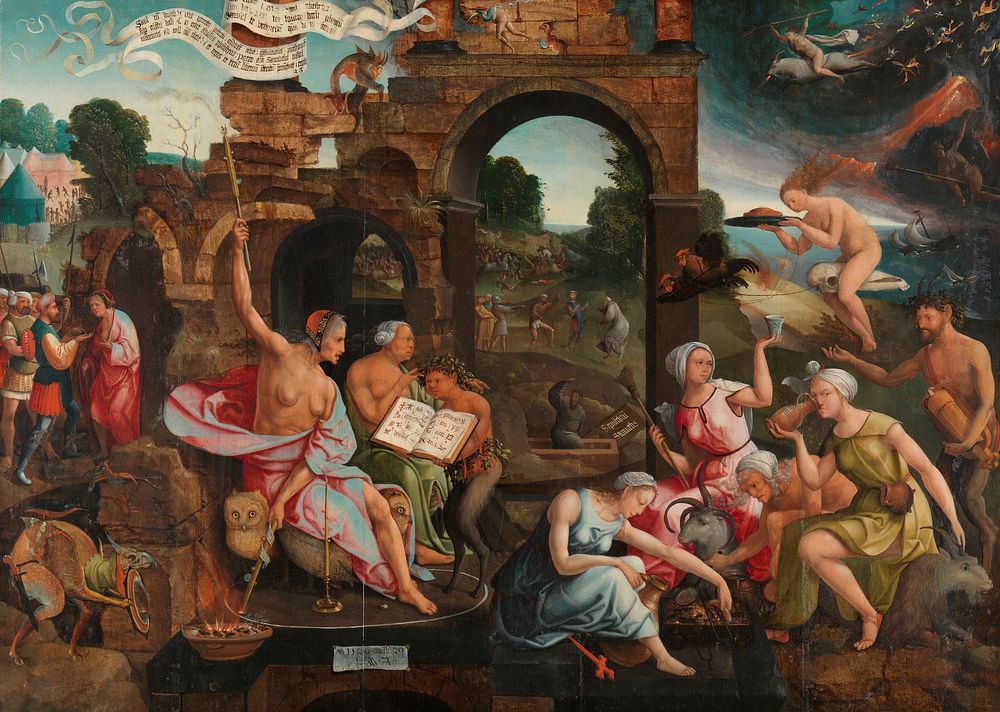 Saul and the Witch of Endor (1526) by Jacob Cornelisz van Oostsanen