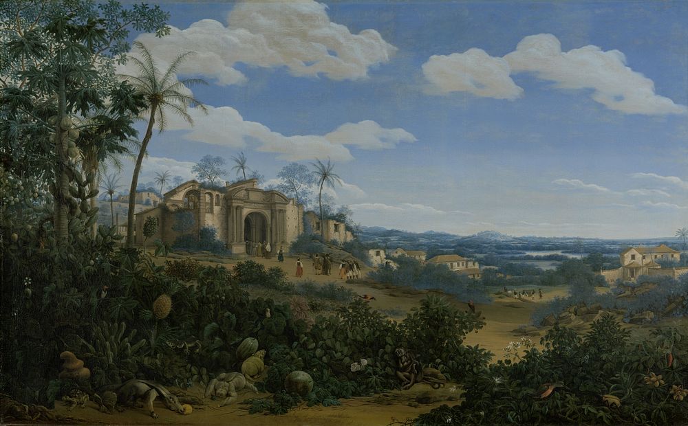 View of Olinda, Brazil (1662) by Frans Jansz Post