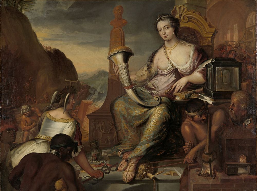 Allegory of Coinage (1670 - 1708) by Romeyn de Hooghe