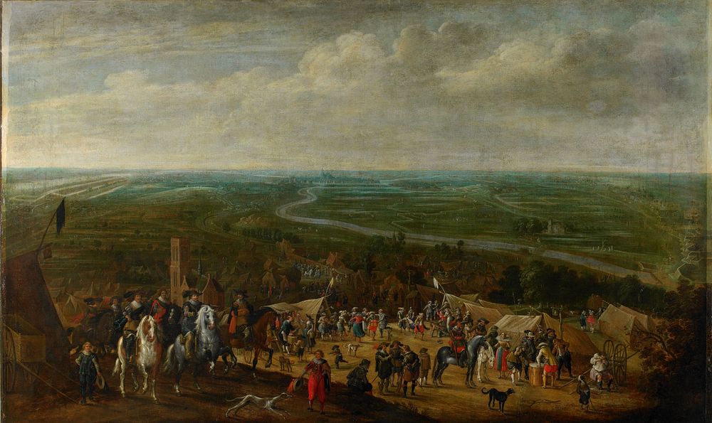 Prince Frederik Hendrik at the Siege of 's-Hertogenbosch, 1629 (c. 1631) by Pauwels van Hillegaert