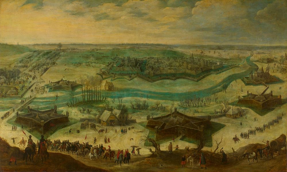 The Siege of Jülich, 1621-22 (c. 1635) by Sebastiaen Vrancx and Peeter Snayers