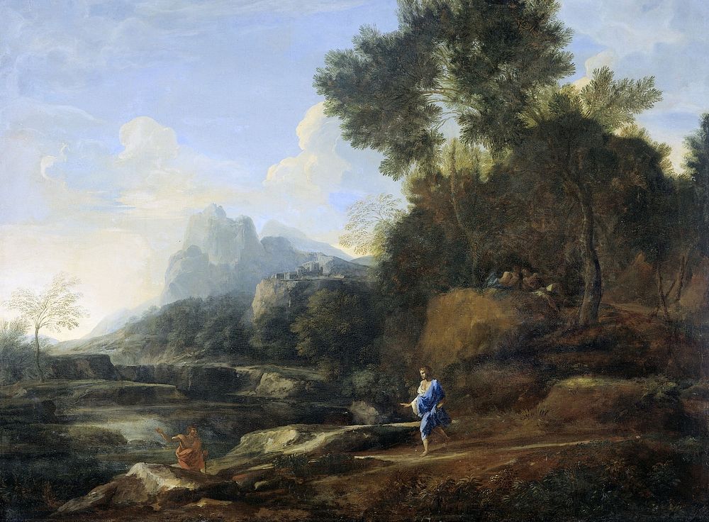 Italian Landscape (1638 - 1640) by Gaspard Dughet