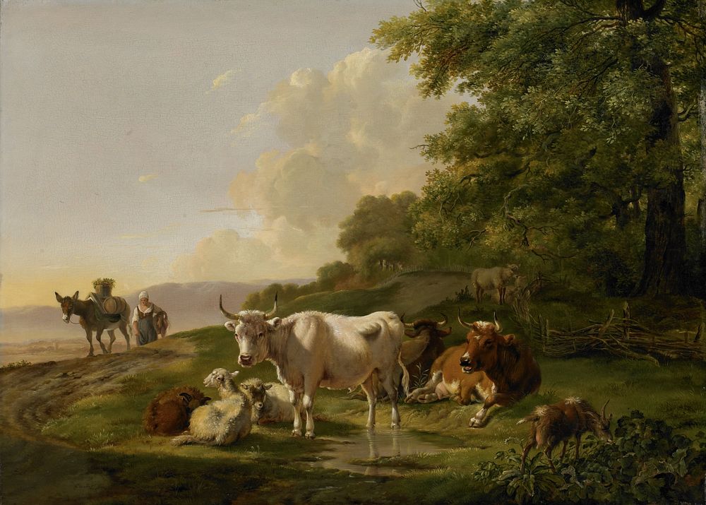 Landscape with Cattle (1806) by Pieter Gerardus van Os