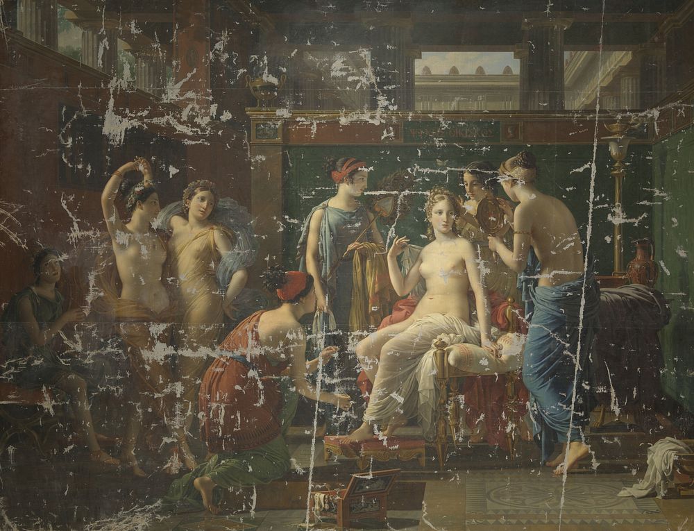 The Toilet of Psyche (1823) by Joseph Paelinck