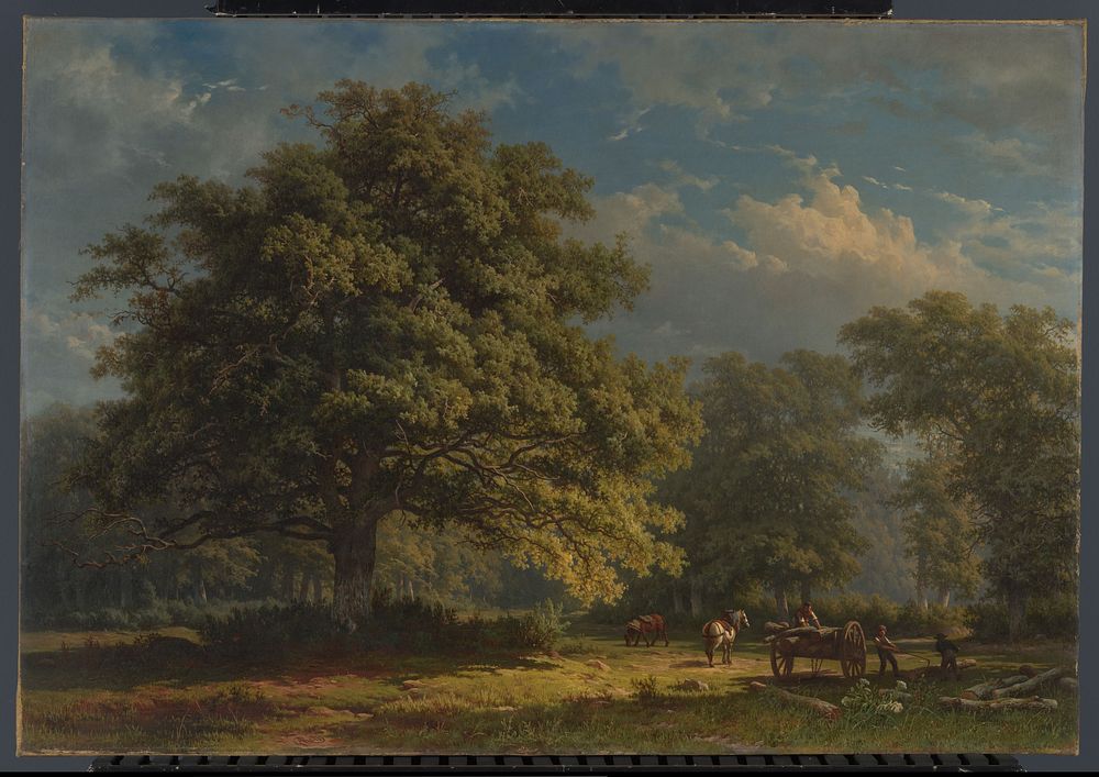 View in the Bentheim Forest (1870) by George Andries Roth