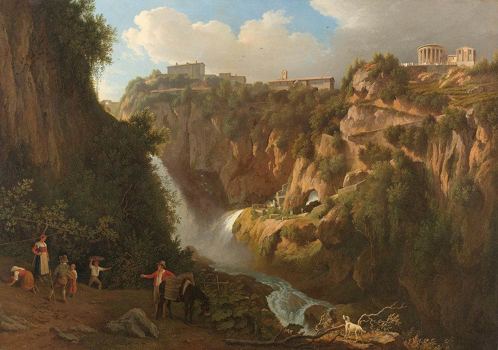 The Waterfall at Tivoli (1824) by Abraham Teerlink