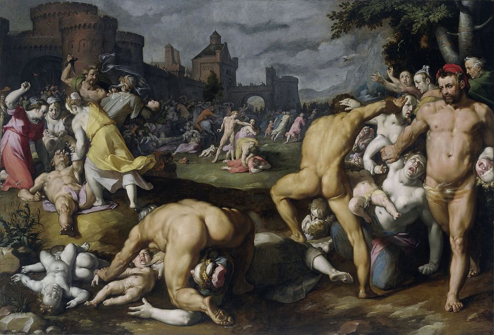 The Massacre of the Innocents (1590) by Cornelis Cornelisz van Haarlem