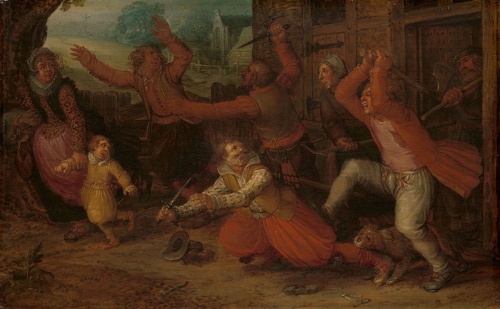The Peasant’s Pleasure (after c. 1619) by David Vinckboons