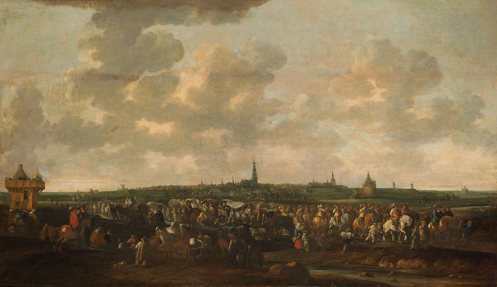 Departure of Spanish Occupation Troops from Breda, October 10, 1637 (1647 - 1683) by Hendrick de Meijer