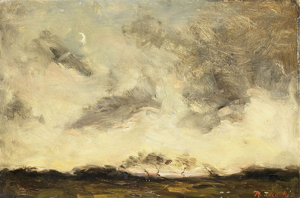 Evening Sun (1882 - 1892) by Rudolf Jurriaan Stephanus Haak
