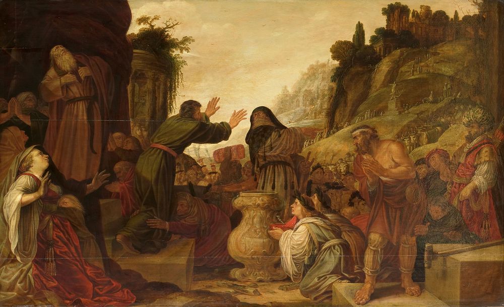 Sts Paul and Barnabas Worshipped as Gods by the People of Lystra (1628) by Jacob Symonsz Pynas