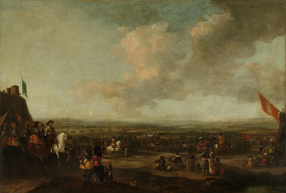 Frederick Henry at the Surrender of Maastricht, 22 August 1632 (1633 - 1680) by Pieter Wouwerman