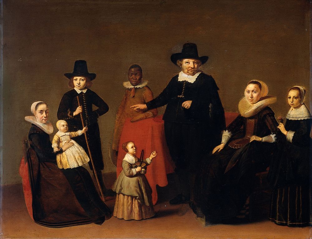Family Group with a Black Man (c. 1631 - c. 1650) by Willem Cornelisz Duyster and anonymous