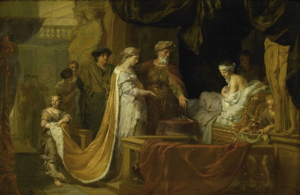 Antiochus and Stratonice (1671 - 1675) by Gerard de Lairesse