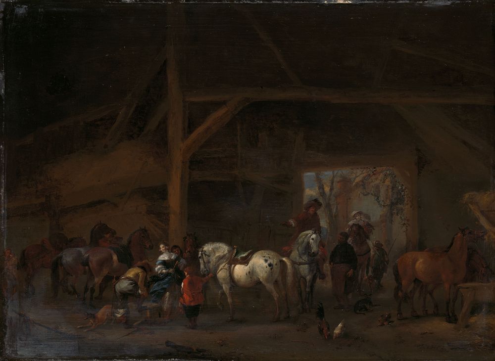 A Stable (c. 1665 - 1668) by Philips Wouwerman