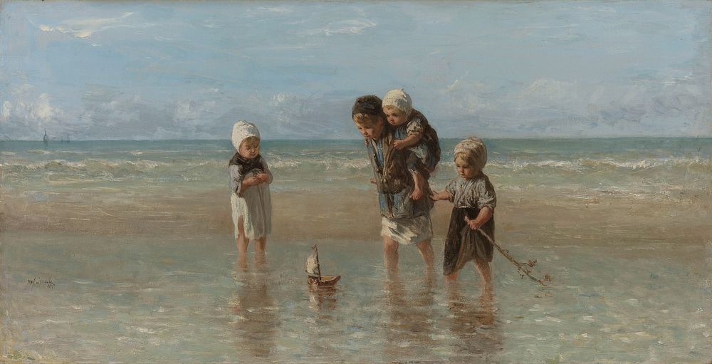 Children of the Sea (1872) by Jozef Israëls