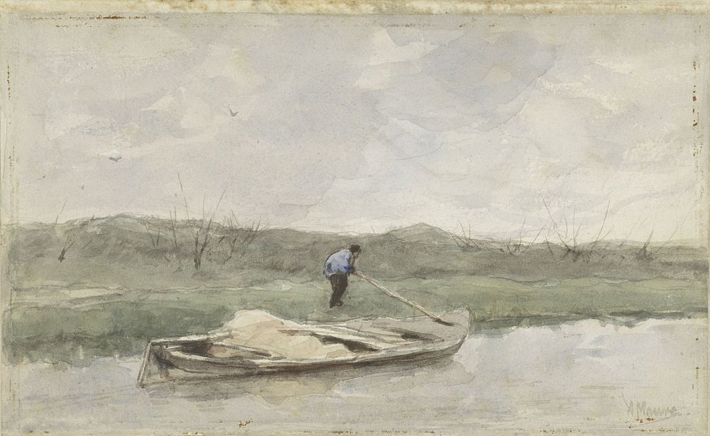 Zandschuit (1848 - 1888) by Anton Mauve