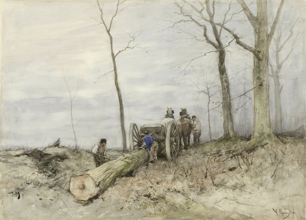 The Malllejan (1848 - 1888) by Anton Mauve