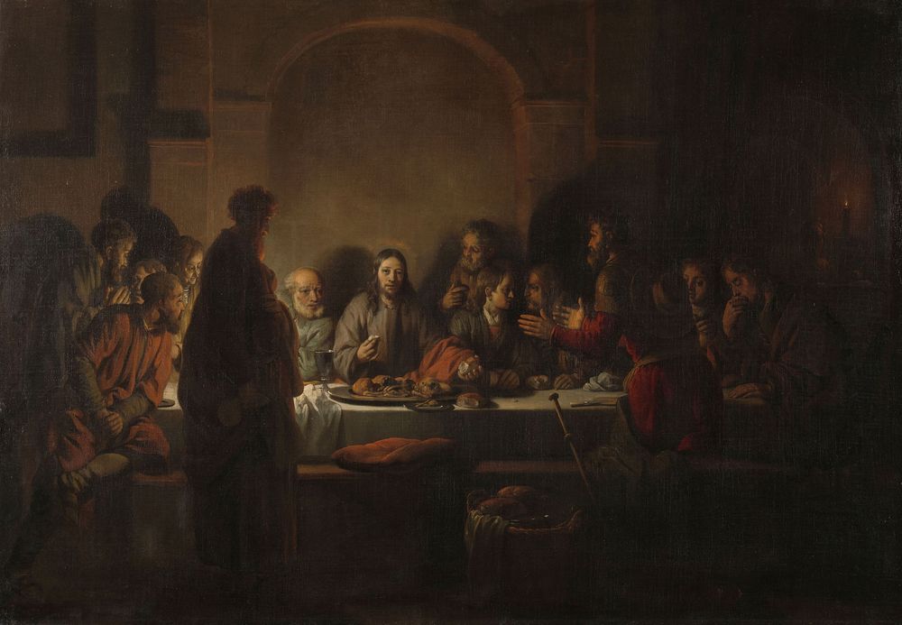 The Last Supper (1664) by Gerbrand van den Eeckhout