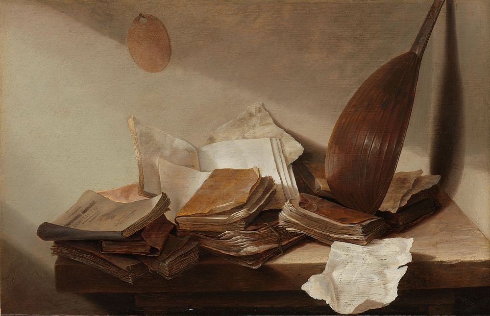 Still Life with Books (1625 - 1630) by Jan Davidsz de Heem