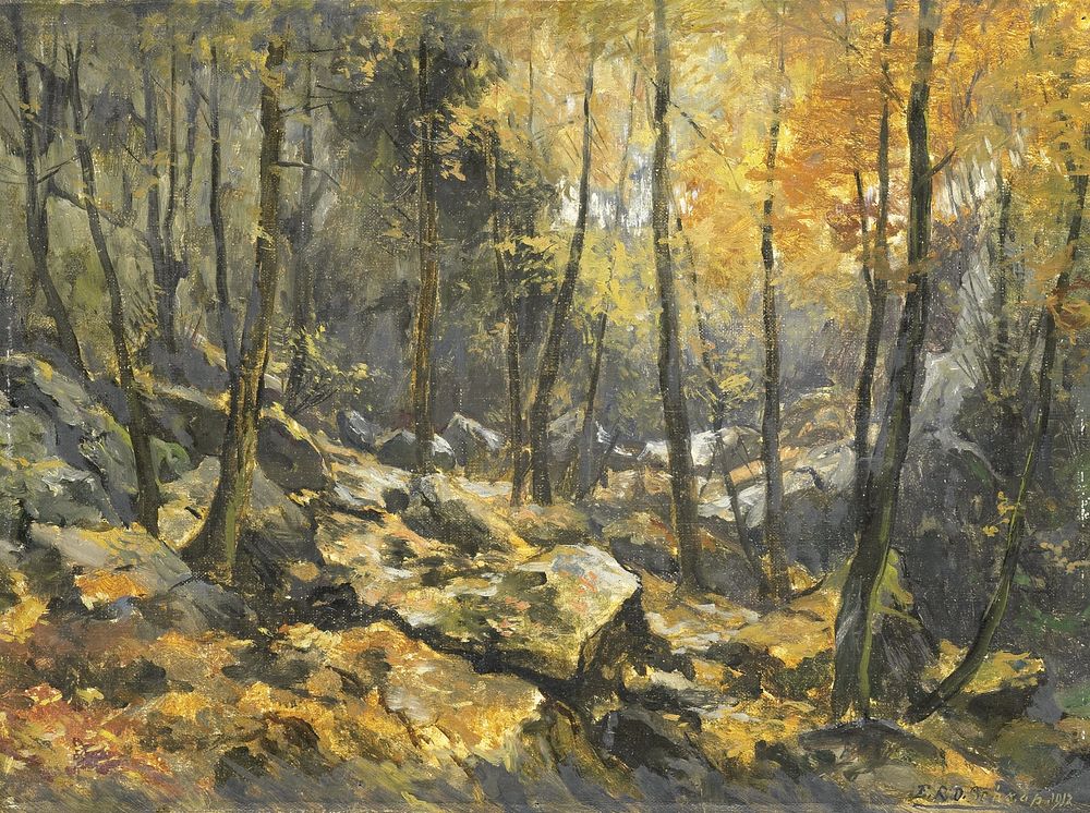 'Felsenmeer' (1912) by Egbert Rubertus Derk Schaap