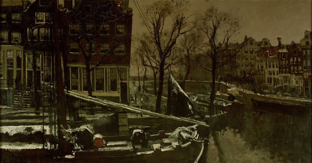 Winter in Amsterdam (c. 1900 - c. 1901) by George Hendrik Breitner