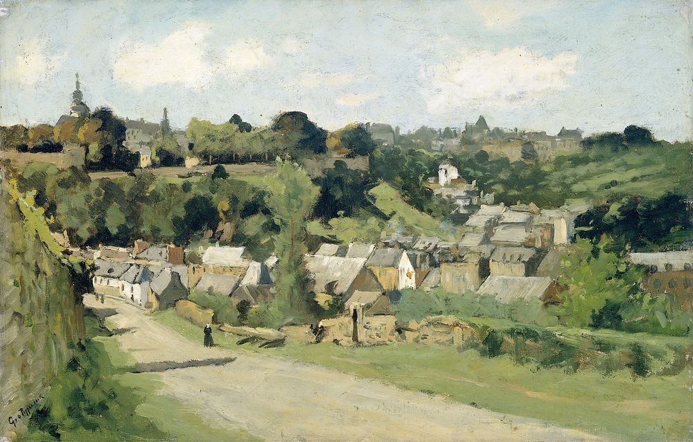 View of Dinant (c. 1895 - c. 1896) by Geo Poggenbeek
