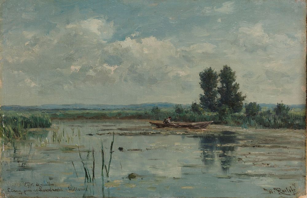 Lake near Loosdrecht (1887) by Willem Roelofs I