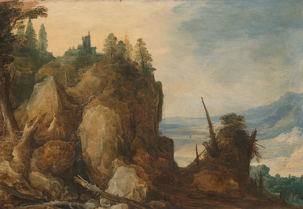 Mountain view (1590 - 1635) by Joos de Momper II