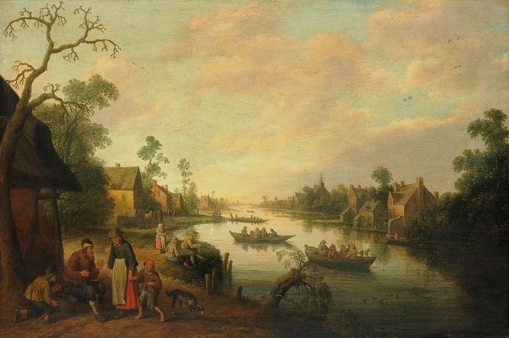 River View (1650) by Joost Cornelisz Droochsloot