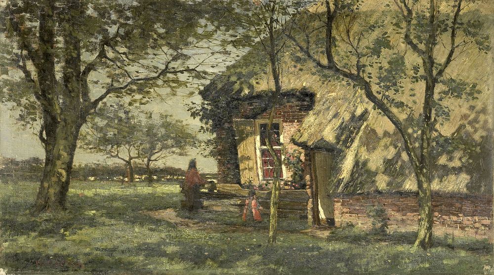 Boerenhuis (1900 - 1938) by Willem van Schaik