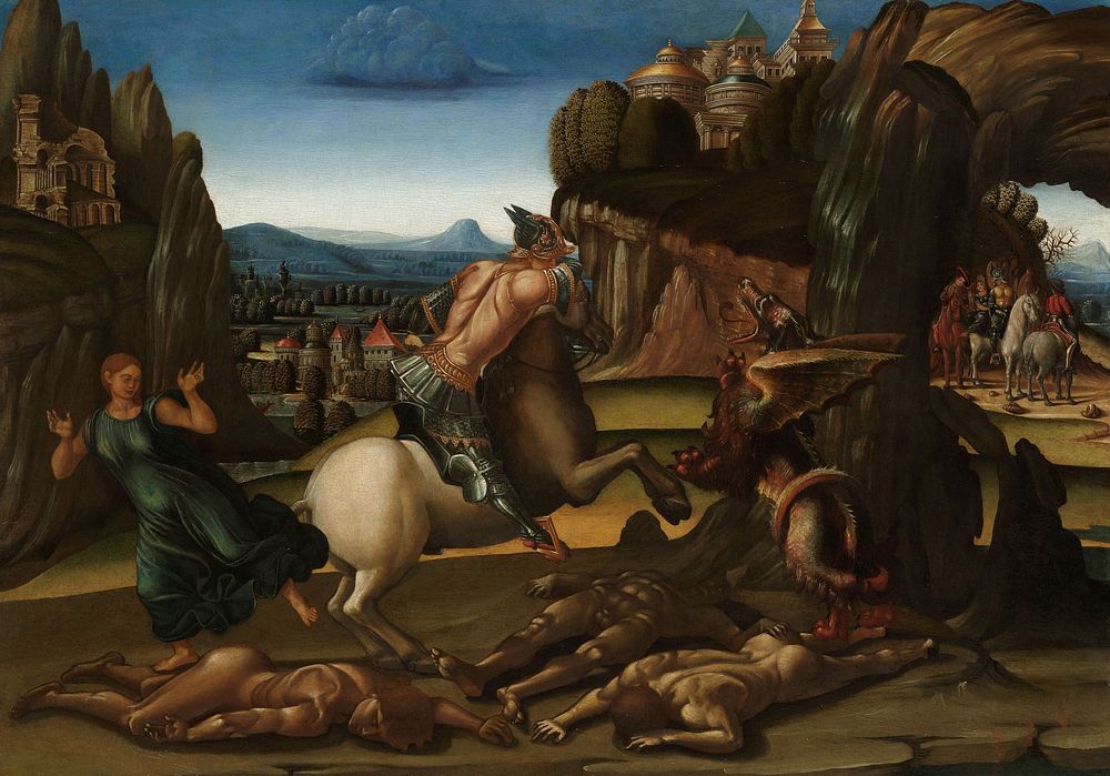 Saint George and the Dragon (1495 - 1505) by Luca Signorelli