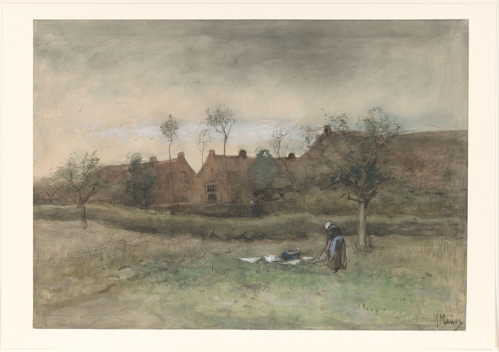 Bleekveld (1848 - 1888) by Anton Mauve