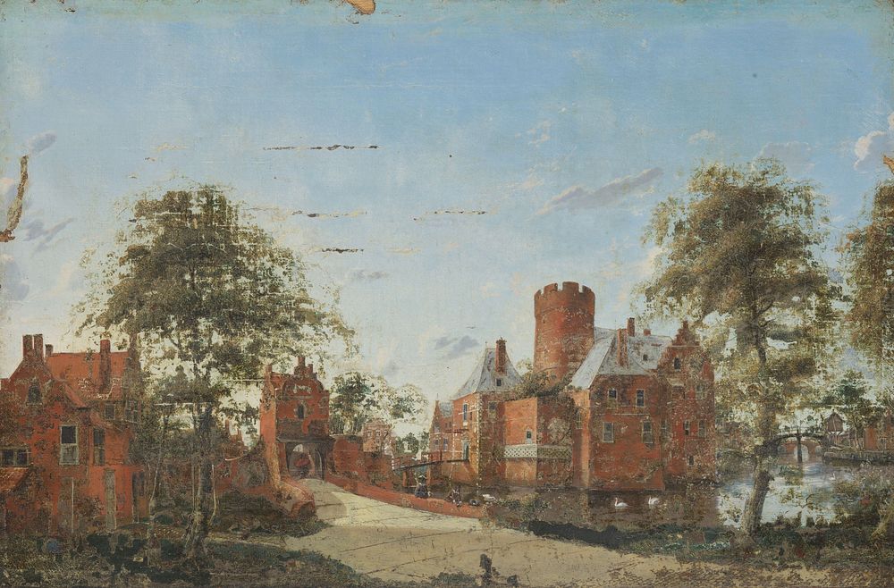 Loenersloot Castle on the Angstel (1650 - 1750) by Jan van der Heyden
