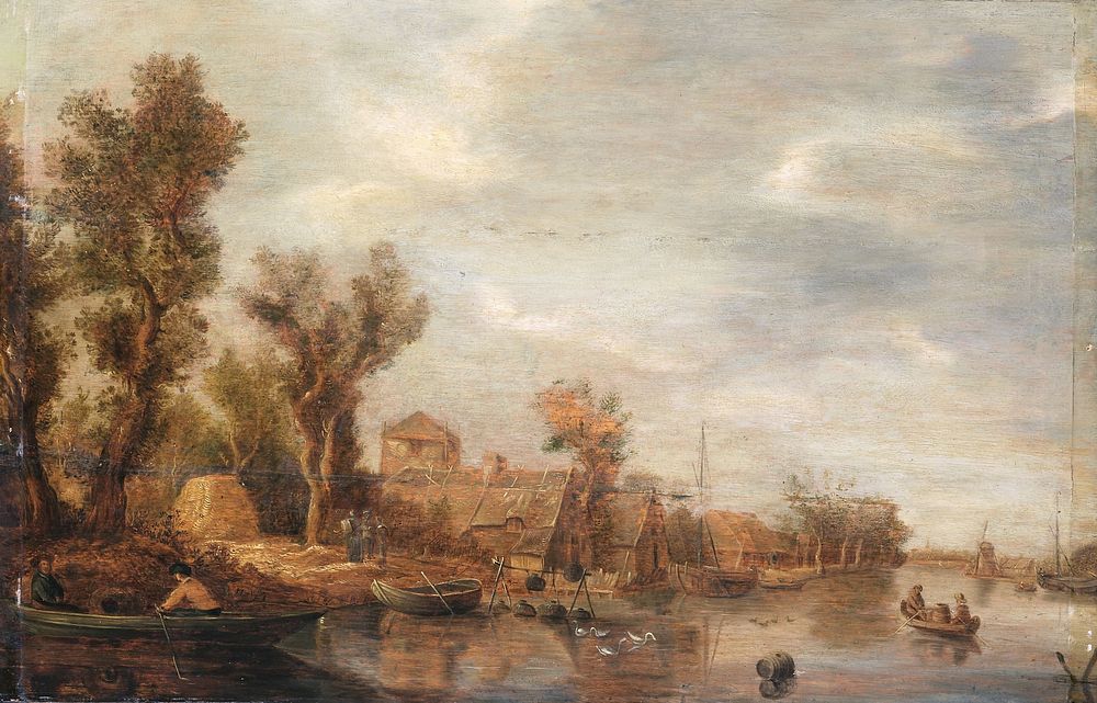 River View (after c. 1630) by Jan van Goyen and anonymous