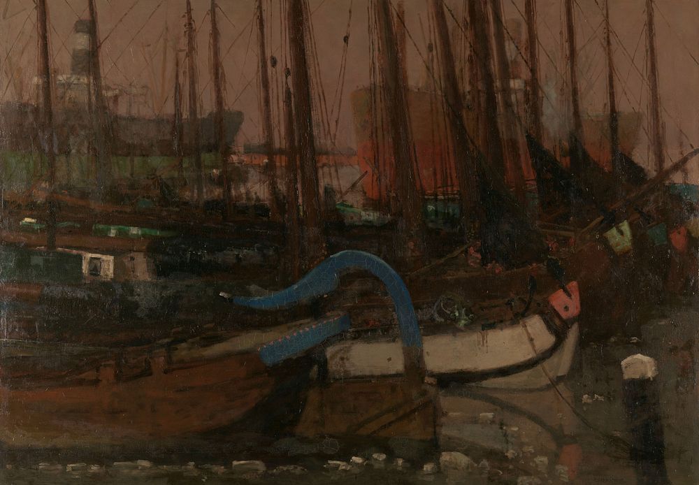 Ships in the Ice (1901) by George Hendrik Breitner