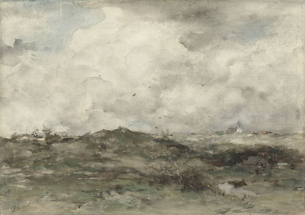 Duinlandschap (1847 - 1899) by Jacob Maris
